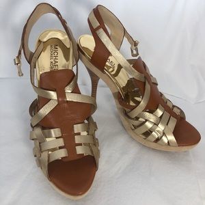 Michael Kors “Artisan Cross Strap Heels”